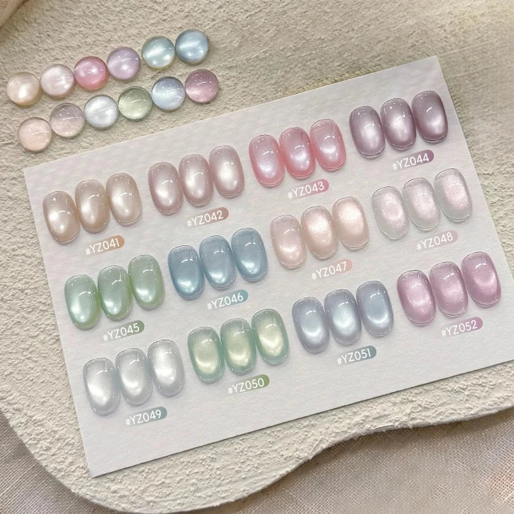 Aurora Cat Eye Gel Polish
Magnetic Shimmer Nail Gel | Long-Lasting Salon Finish