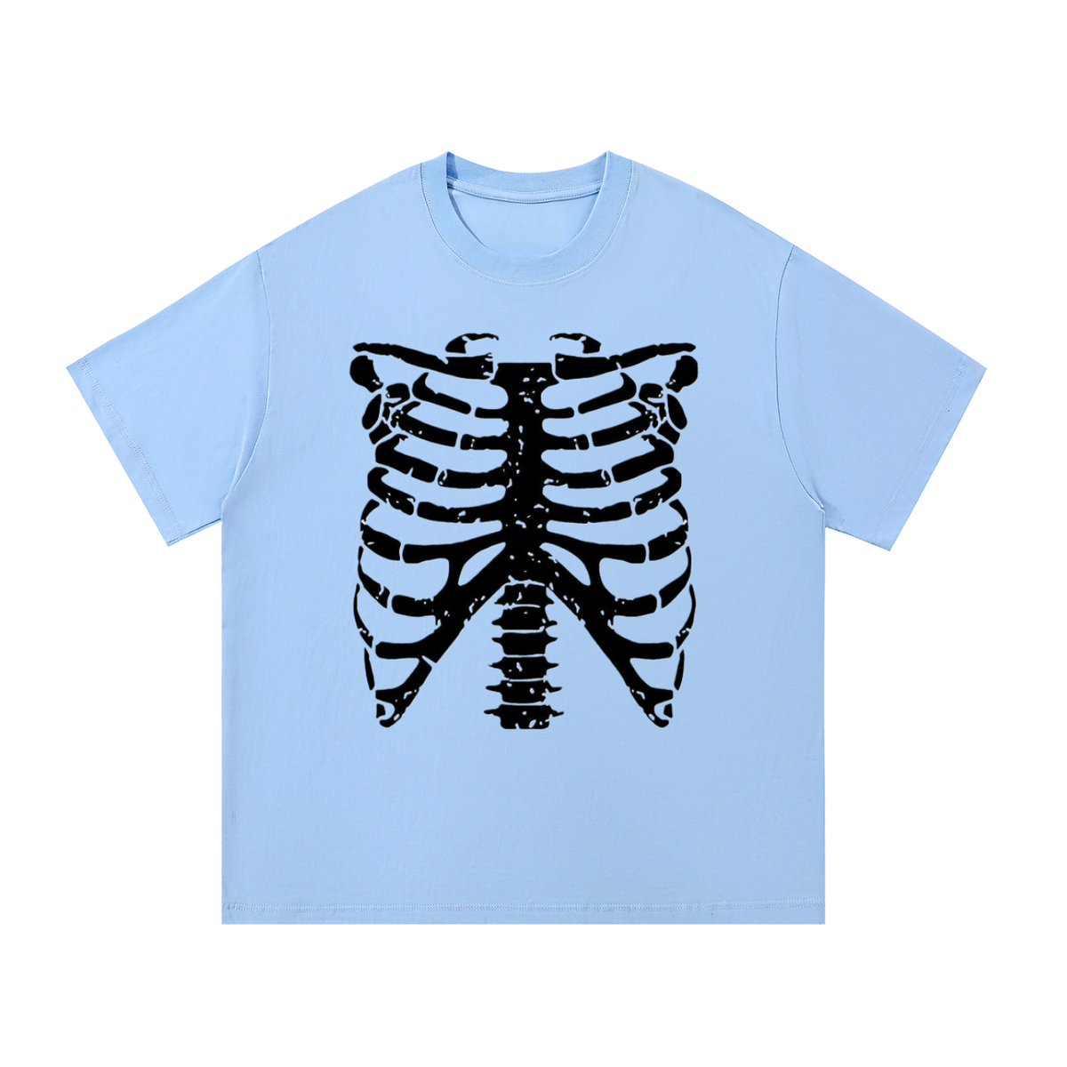 Skeleton Cotton Tee For unisex