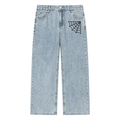 Spider Web Unisex  Straight Jeans