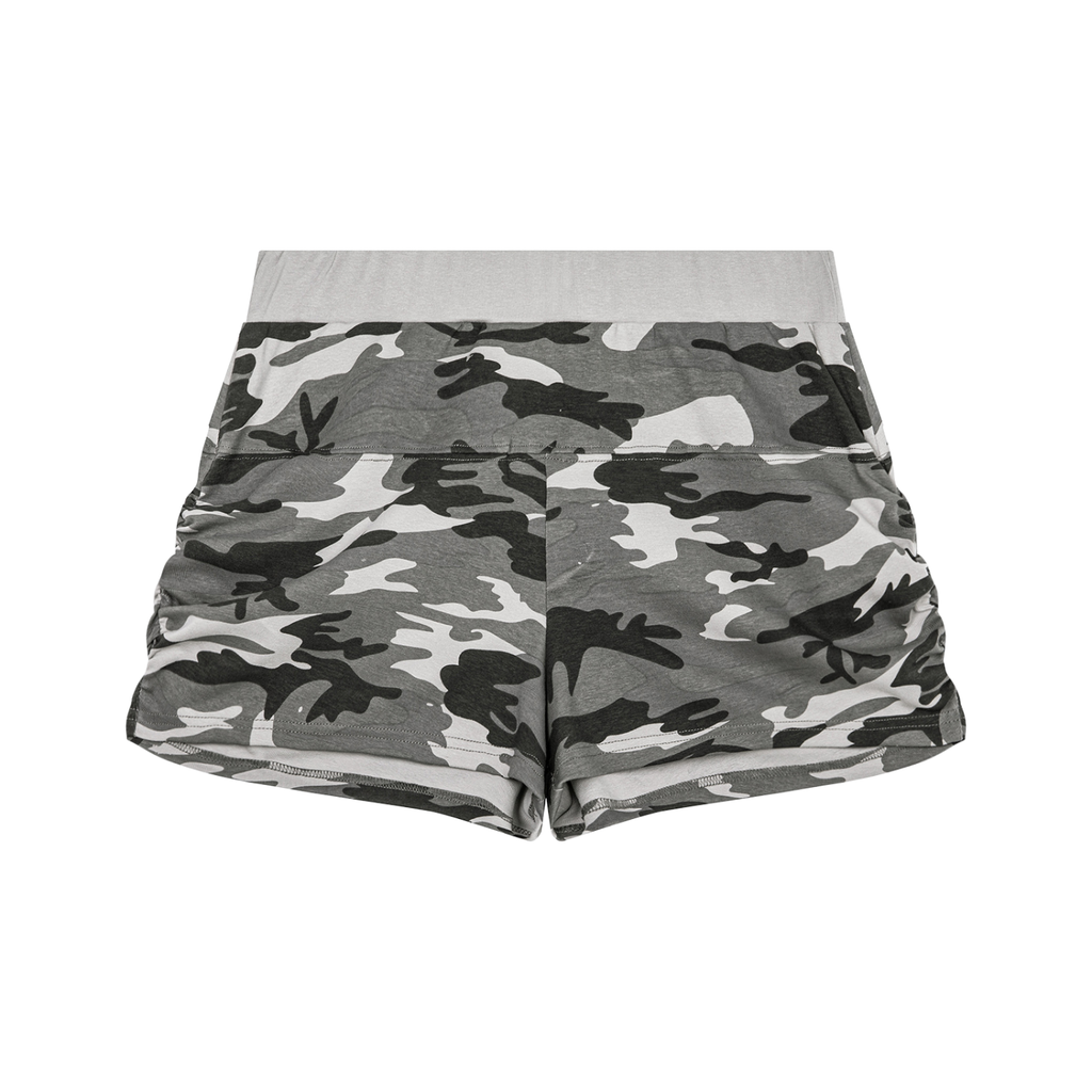 Camo Cotton Cropped Top+ Short