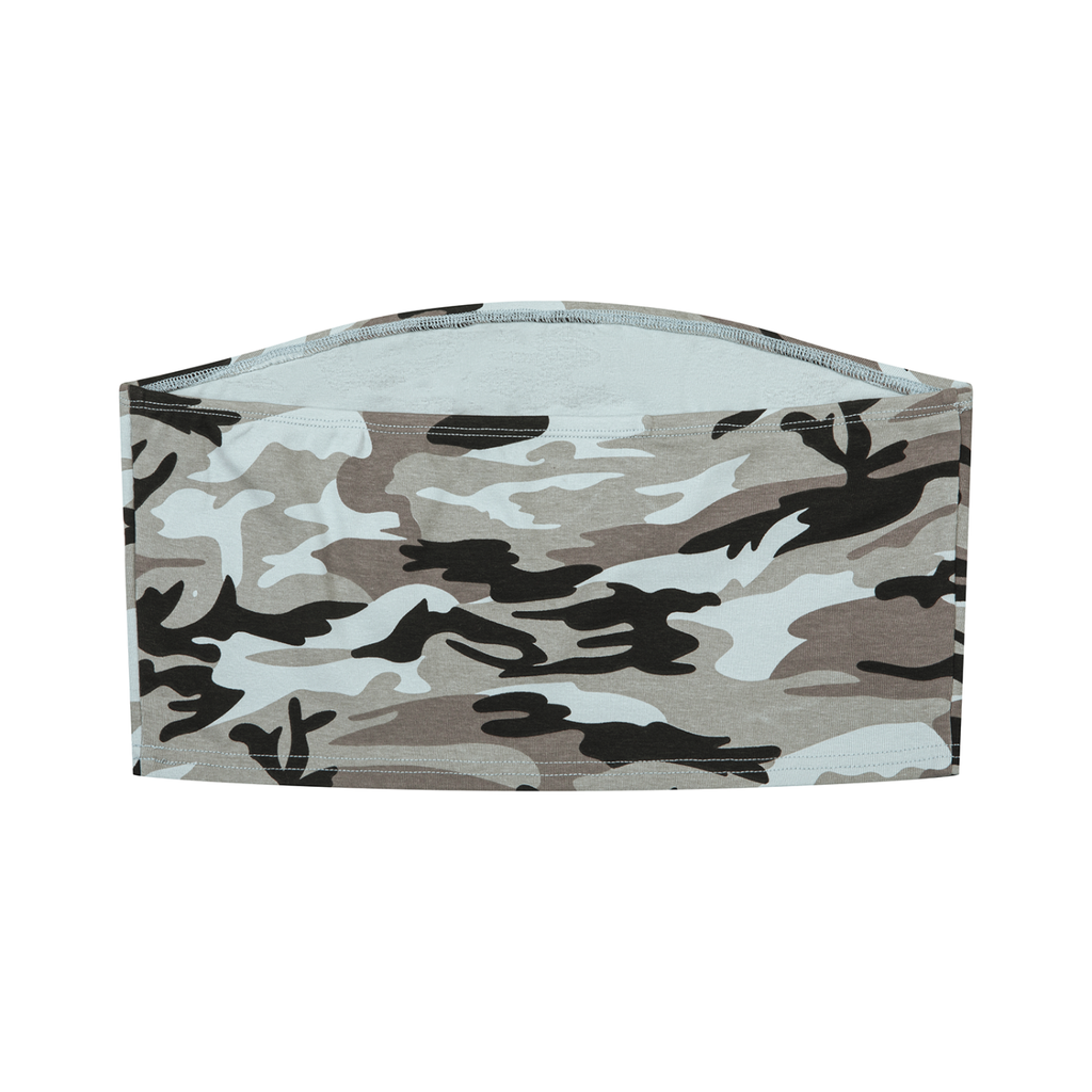 Camo Cotton Cropped Top+ Short