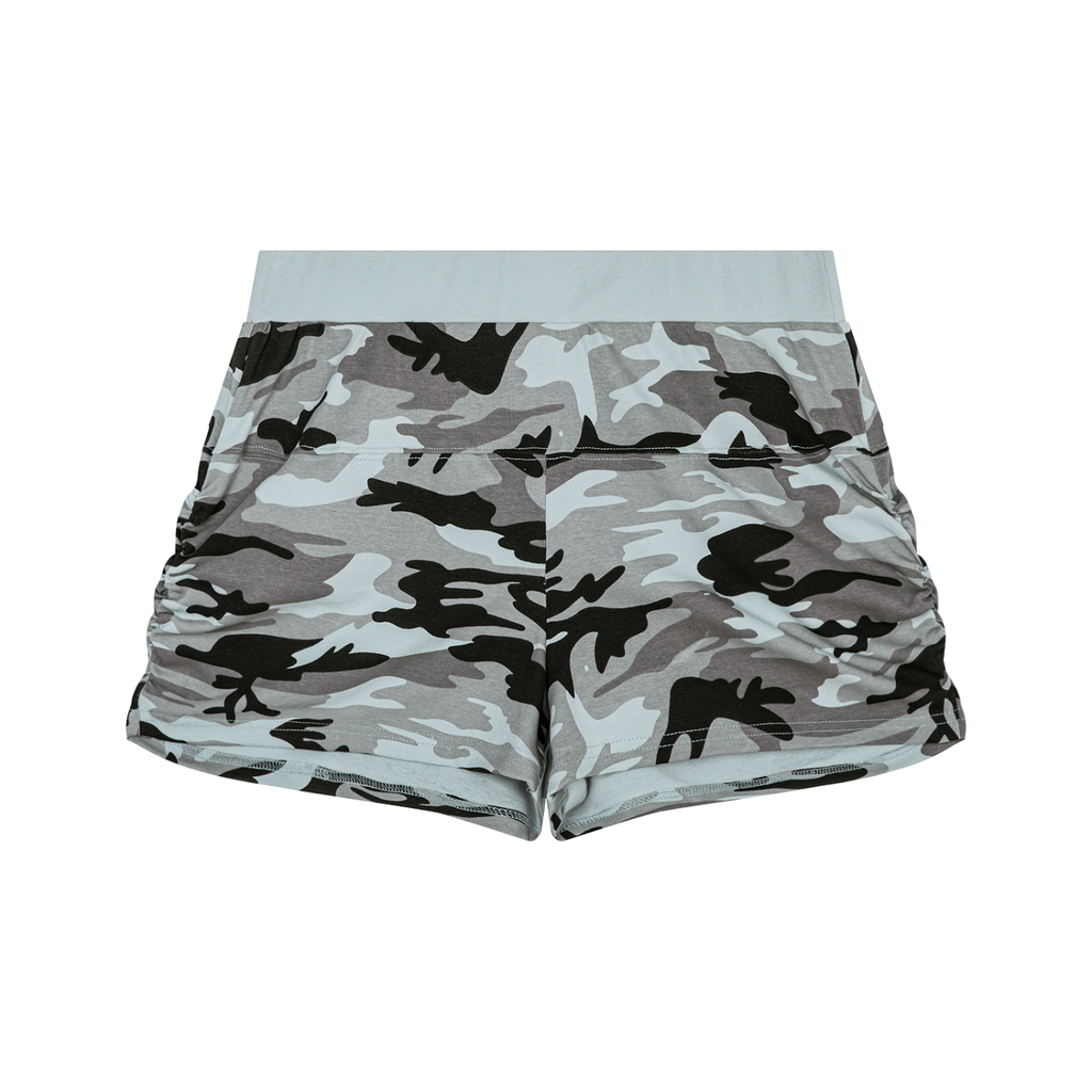 Camo Cotton Cropped Top+ Short