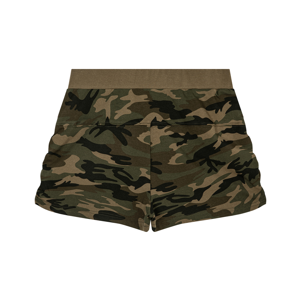 Camo Cotton Cropped Top+ Short