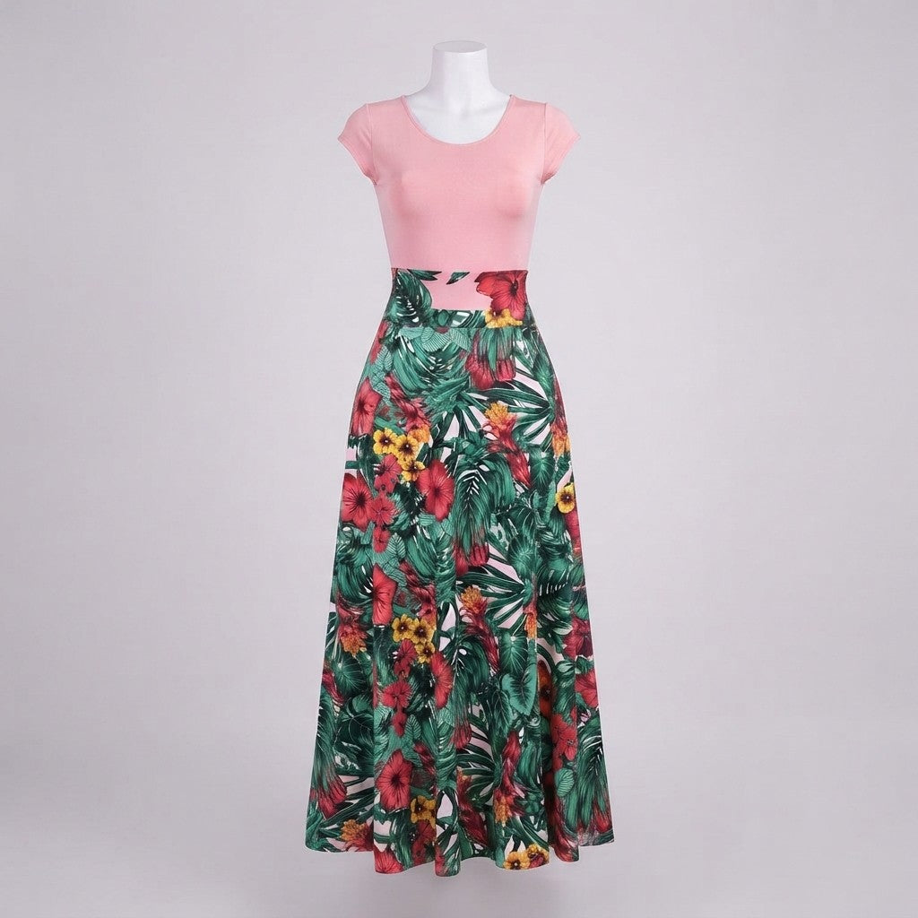 Floral Print Swing Dress
